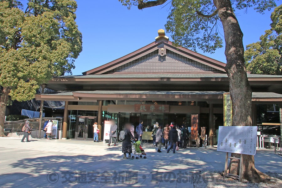 明治神宮 車祓所から神楽殿へのルートの様子