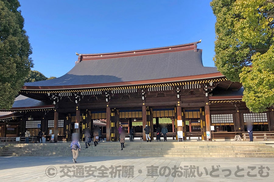 明治神宮 拝殿・本殿の様子