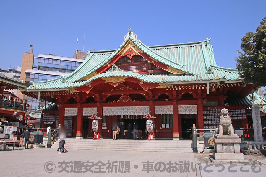 神田明神 御祈祷を行う御神殿の様子