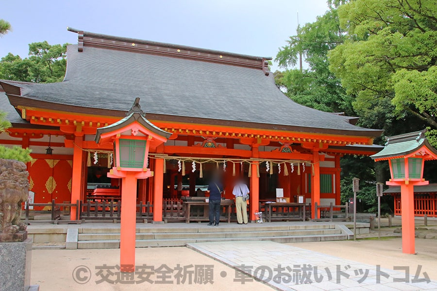 住吉神社 御本殿の様子